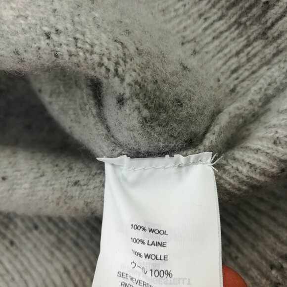 J Crew Sweater Wool Cardigan Long Donegal Flecked Gray Womens Medium - Picture 4 of 11